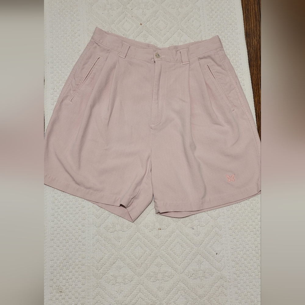 Tommy Bahama Vintage Lucky Penny Silk Shorts Pink - Picture 6 of 11